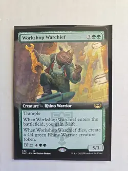 Workshop Warchief (Extended Art) - Streets of New Capenna - LP - Rare - Image 1