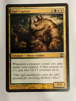 Sigil Captain - Alara Reborn - Magic the Gathering MTG Nice! - Image 1