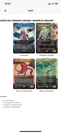 MTG Secret Lair x Dungeons & Dragons®: Whispers in Candlekeep Non Foil Preorder - Image 1