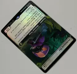 MTG TMNT Prehistoric Pet Creature - Dinosaur Ninja RARE FOIL #0259 - Image 4