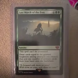 Last March of the Ents #172 (NM) Lord of the Rings LTR Magic MTG - Image 1