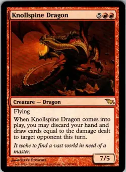 Magic | SHM | Knollspine Dragon | 98 | LP - Image 1