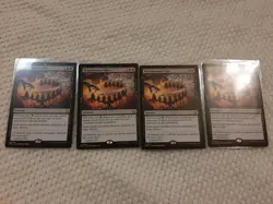 Blasphemous Edict X4 Non Foil Foundations MTG Magic The Gathering NP - Image 1