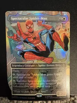 Spectacular Spider-Man (Borderless) (0014) - MTG: Marvel's Spider-Man - Foil - Image 1
