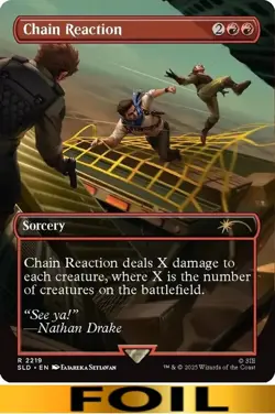 Chain Reaction ** FOIL BORDERLESS ** Secret Lair: Playstation - Image 1