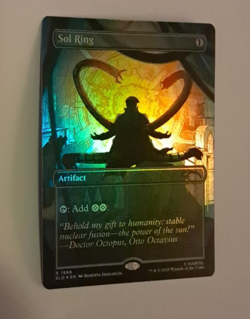 Sol Ring FOIL NM/M Secret Lair Spiderman MTG Magic the Gathering - Image 1