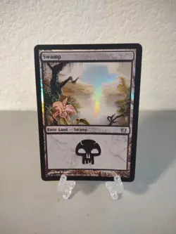 MTG Swamp #341 Foil LP 8th Edition - Image 1