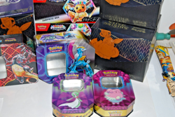 Huge Collection Pokemon Lot ETB Tins Pokeball Tournament Collection Box NO PACKS - Image 5