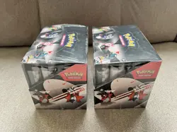 Pokemon SV10.5 Black Bolt & White Flare Unova Mini Tin Display Sealed Lot of 2 - Image 3