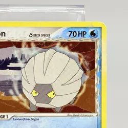 Shelgon 38/101 Pokemon Dragon Frontiers Delta Species 2006 Card Vintage MP+ - Image 3