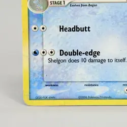 Shelgon 38/101 Pokemon Dragon Frontiers Delta Species 2006 Card Vintage MP+ - Image 5