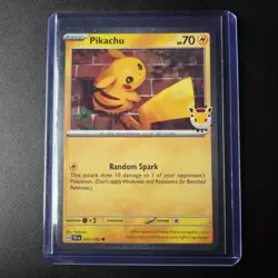 Pikachu Pokemon Day 2026 Stamp Promo Card 30th Anniversary Pokemon Card - Image 1