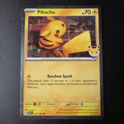Pikachu Pokemon Day 2026 Stamp Promo Card 30th Anniversary Pokemon Card - Image 2
