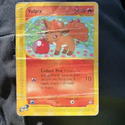 Pokemon Card Aquapolis E Series Vulpix 116/147 WOTC HP crease combined postage - Image 1