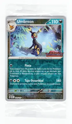 25x ~ESP~ SPANISH Umbreon Reverse Holo Stamped Sealed 130 PROMO Pokemon Card - Image 1