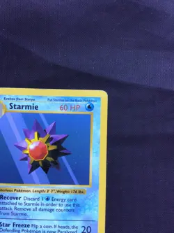 Pokemon Cards: Base Set 1st Edition Common: Starmie 64/102 - Image 4