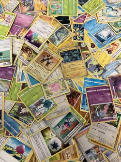 2.5LB Lot of Mixed Various Assorted Pokemon Cards CCG TCG Trading Cards w/ Tin - Image 5