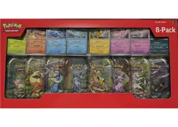 Pokemon TCG Prismatic Evolutions Costco Mini Tins 8 Pack Set - Image 1