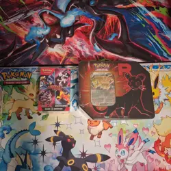 Pokemon Destined Rivals Booster Bundle + Team Rocket Persian Tin Factory Sealed - Image 1