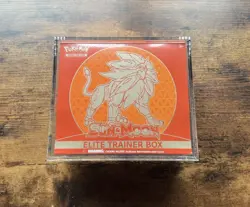 Pokemon Sun & Moon Elite Trainer Box ETB Solgaleo Factory Sealed TCG - Image 1