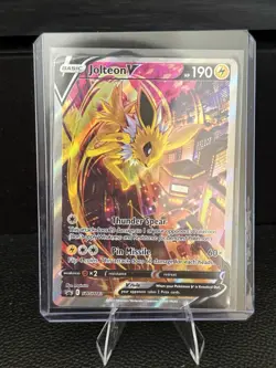 Jolteon V SWSH183 Vmax Premium Collection Black Star Promos Pokemon - Image 1