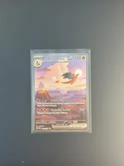 Pokemon TCG Charizard EX 199/165 Scarlet & Violet 151 Special Illustration Rare - Image 1