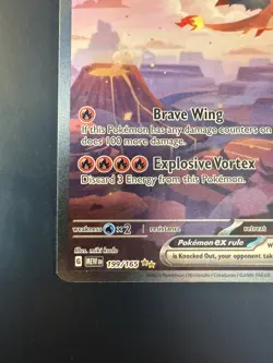 Pokemon TCG Charizard EX 199/165 Scarlet & Violet 151 Special Illustration Rare - Image 4