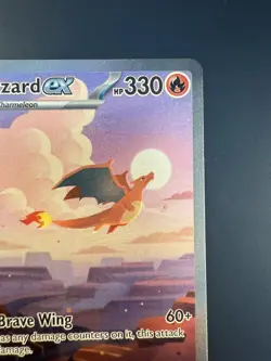Pokemon TCG Charizard EX 199/165 Scarlet & Violet 151 Special Illustration Rare - Image 5