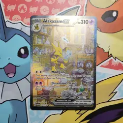 Pokemon TCG Alakazam ex Scarlet & Violet-151 201/165 Holo Special... - Image 1