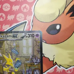 Pokemon TCG Alakazam ex Scarlet & Violet-151 201/165 Holo Special... - Image 2