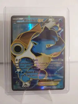 Pokemon Blastoise EX 142/146 Full Art Ultra Rare XY Base Set Holo NM - Image 1