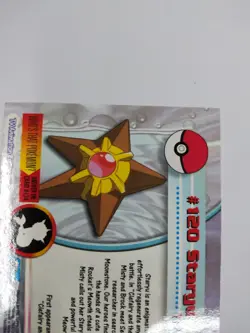 MINT 2000 Topps Pokemon TV Animation Edition Series 3 Non Holo #120 Staryu - Image 3