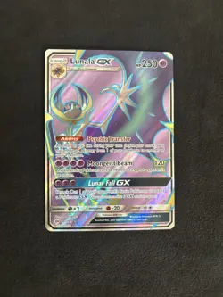 Lunala GX (Full Art) 141/149 SM Base Set Holo Pokemon TCG - NM - Image 1