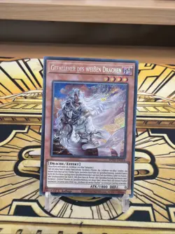 Yugioh Gefallener Des Weißen Drachen Secret Rare BPRO-DE024 - Image 1