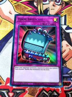 Toon Briefcase dlcs-en080 *PURPLE* 1st Edition (NM+) Ultra Rare Yu-Gi-Oh! - Image 1