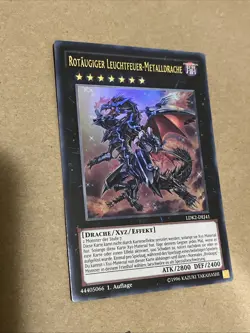 YuGiOh GERMAN Red-Eyes Flare Metal Dragon 1st Edition LDK2 Ultra Rare - Image 1
