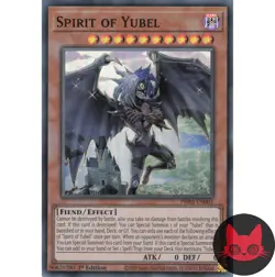 Yugioh Spirit of Yubel PHNI-EN001 Super Rare 1st Edition NM - Image 1