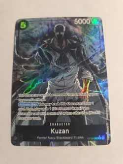 One Piece Kuzan Super Rare Alt Art OP10-082 Foil Character Card CLEAN - Image 1