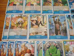 One piece Cards Nami East Blue Deck Sanji's Pilaf, Kaya, Bell Mere, Apis + Moreb - Image 4