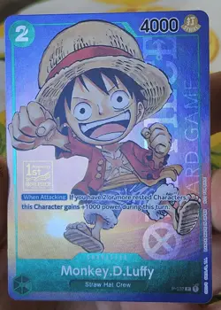 Monkey.D.Luffy (037) (1st Anniversary Tournament) P-037 One Piece Promo Foil - Image 1