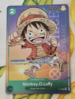 Monkey.D.Luffy (037) (1st Anniversary Tournament) P-037 One Piece Promo Foil - Image 3