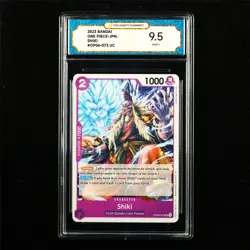 TQG 9.5 MINT+ 2023 One Piece JPN Shiki OP06-073 UC - Image 1