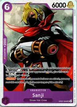 Bandai Namco TCG One Piece Sanji Op07-064 SR Englisch Super Rare - Image 1