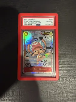 2024 ONE PIECE PRB01 EN TONY TONY CHOPPER MANGA ALTERNATE ART PSA 10 GEM MINT - Image 1