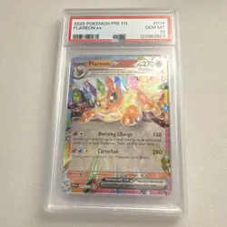 Pokemon Flareon ex 014/131 Sv: Prismatic Evolutions Promo Holo 270 HP PSA 10 - Image 1