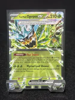 Pokemon Ogerpon EX 025/167SV06 Teal Mask for Twilight Masquerade Holo Near Mint - Image 1