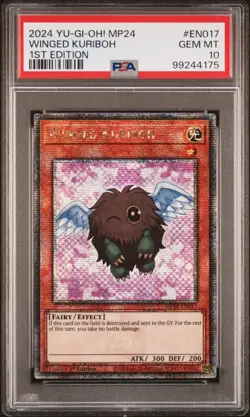 Winged Kuriboh PSA 10 - MP24-EN017 - Quarter Century Secret Rare - Yugioh - Image 1