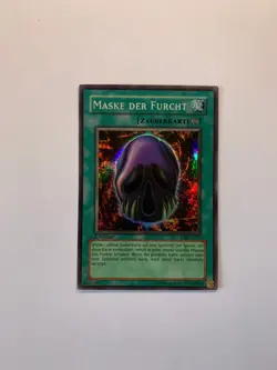 Yugioh Karte: Maske der Furcht (LON-G017) - Super Rare, 1. Auflage, Vintage - Image 3