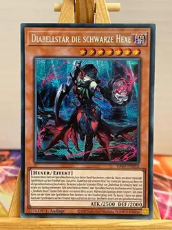 Diabellstar Die Schwarze Hexe RA03-DE032 Secret Rare Deutsch NM YUGIOH - Image 1