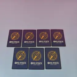 LOT OF 7 WAIFU CARDS ONE PIECE TCG - 2022-2025 FROM DIFFERENT SETS MINT JAPANESE - Image 2